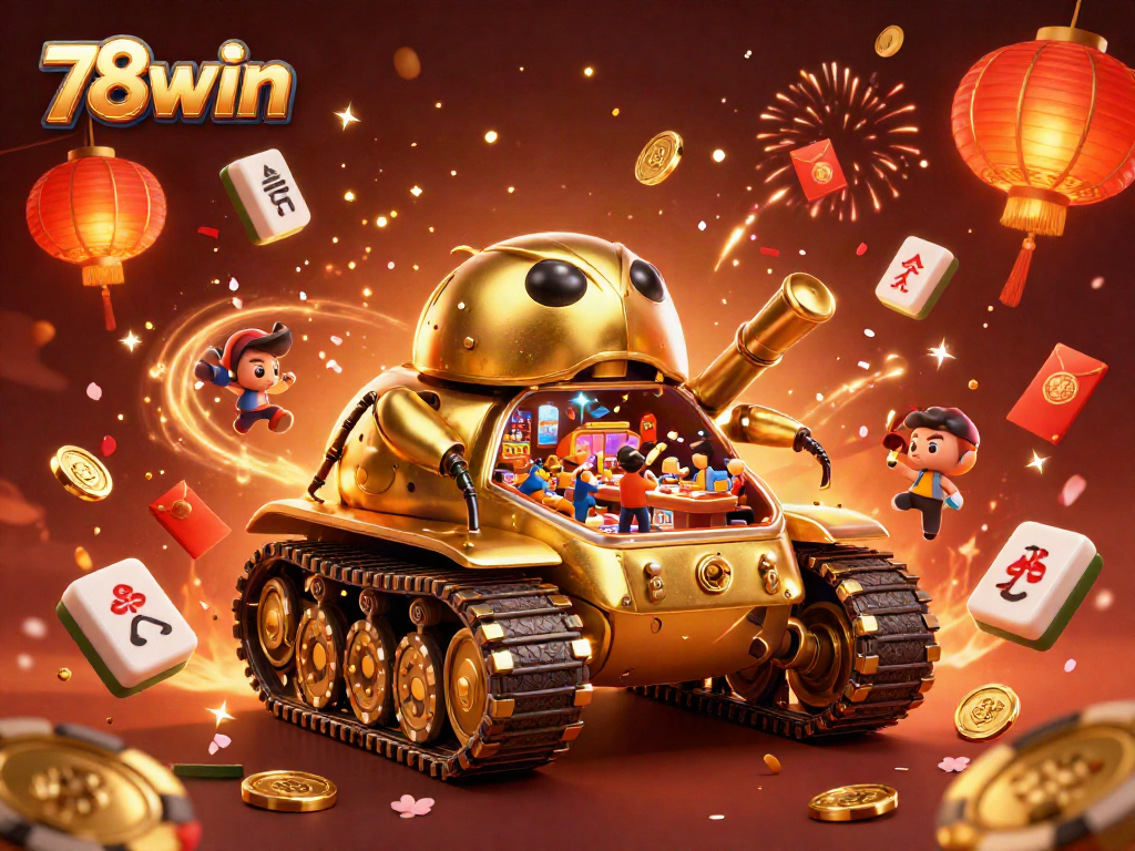 Experience lively gameplay with 78win inside a golden beetle tank casino showcasing vibrant game elements.