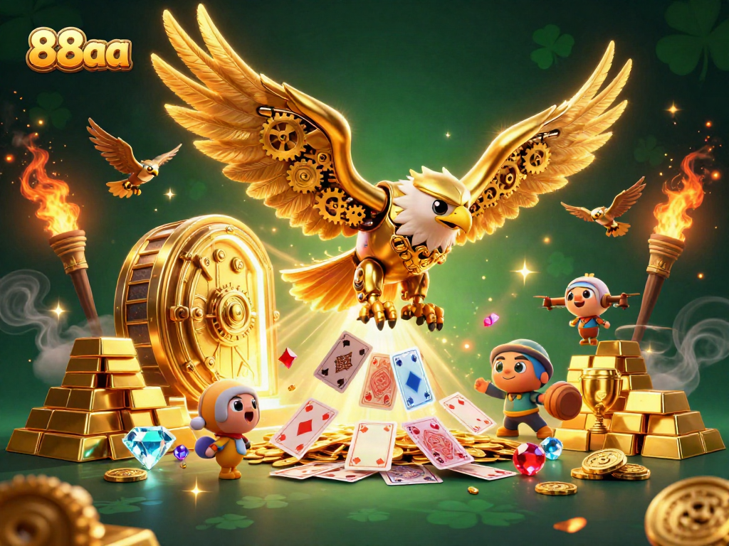 Engage in vibrant casino action with the iconic 88aa characters and dazzling treasures!