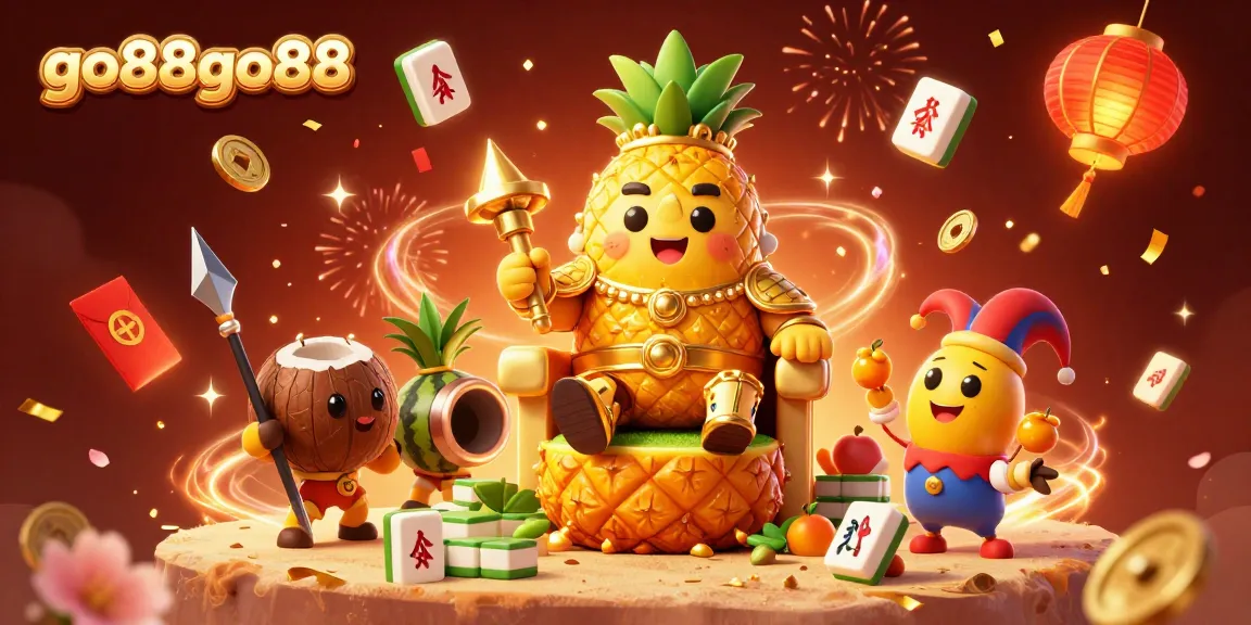 Experience thrilling gameplay at go88go88 with a vibrant casino scene featuring dynamic characters and festive elements.
