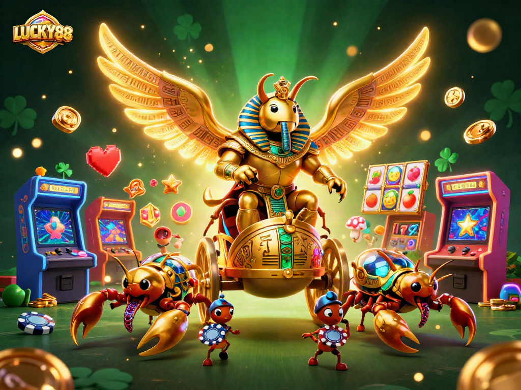 Experience the thrilling LUCKY88 slot with intricate graphics and engaging gameplay elements.