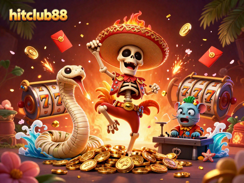 Engage in exciting gameplay at hitclub88 with vibrant characters and dynamic gambling elements.