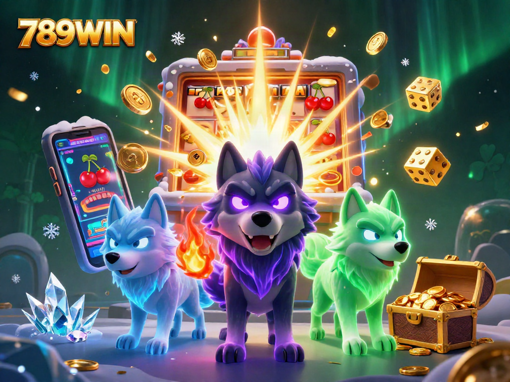 Experience the thrilling jackpot explosion with 789WIN casino's vibrant gaming scene featuring dazzling game elements.