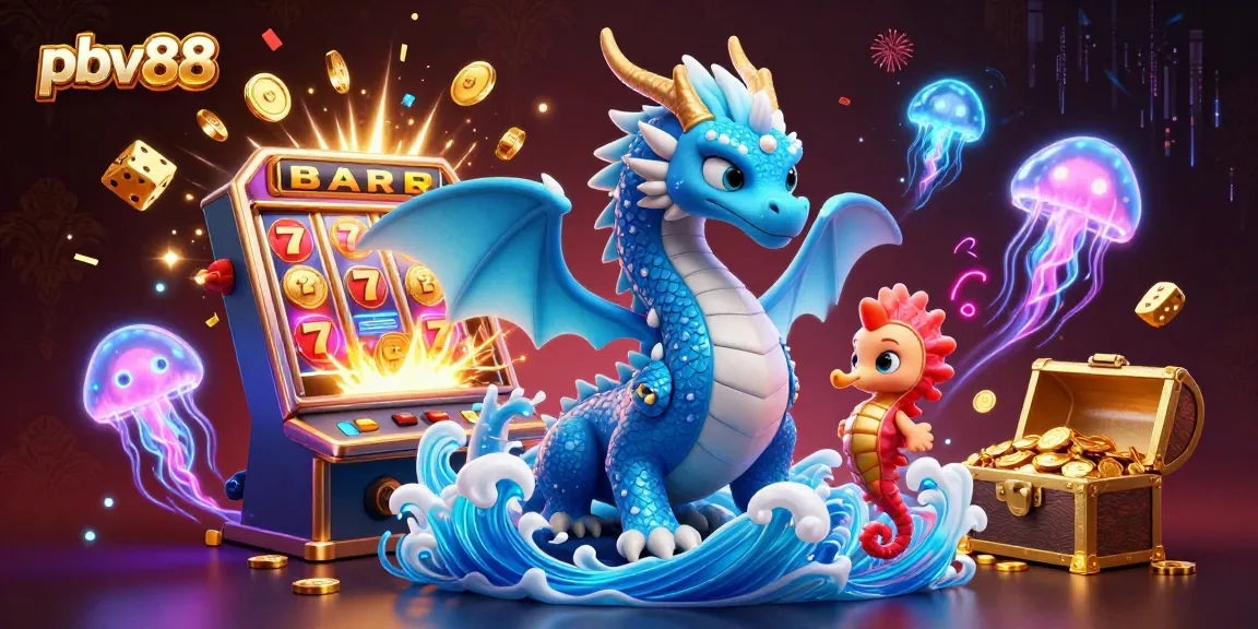 Experience the thrill of pbv88 with vibrant 3D casino elements and a captivating underwater scene