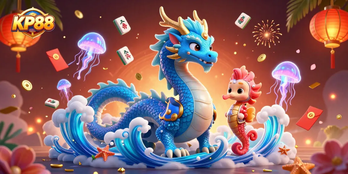 Experience the excitement of KP88's vibrant online casino world featuring captivating characters and rich game elements.