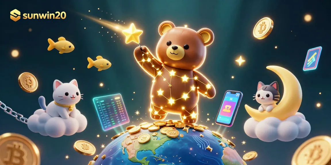 Experience sunwin20's thrilling gaming world with vibrant cosmic elements and crypto excitement.
