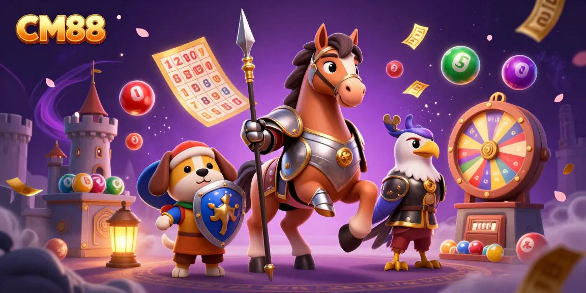 Bet on CM88 with thrilling games and vibrant visuals of knights and fortune elements.